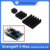 Алюминиевый радиатор CPU Orange Pi 5 Max для охлаждения материнской платы