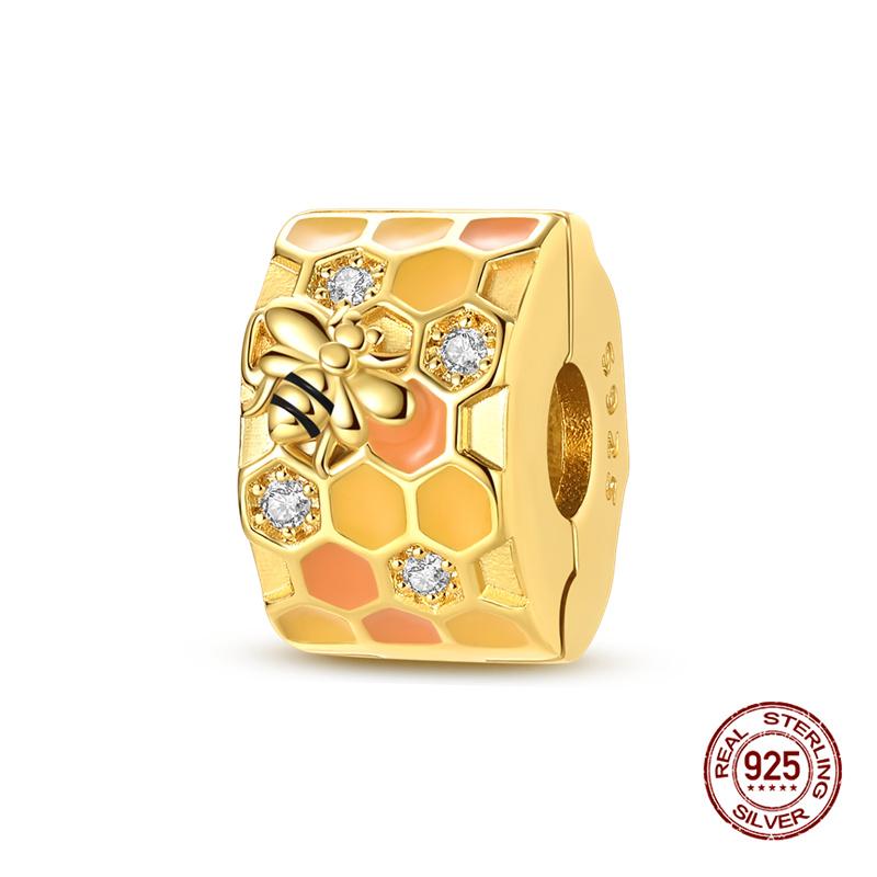 Gold New In Charms Copper Openable Whale Charms Bead Fit 3Mm Original Bracelet Necklace Women Diy Fine Jewelry Gift