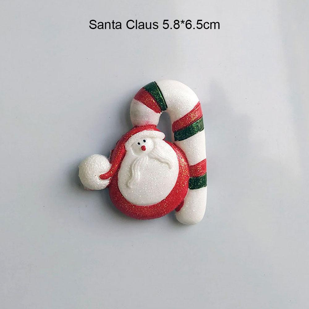 Смола креативный 3D трехмерный Санта-снеговик дизайн домашнего декора магнит на холодильник украшение на холодильник подарок для кухни