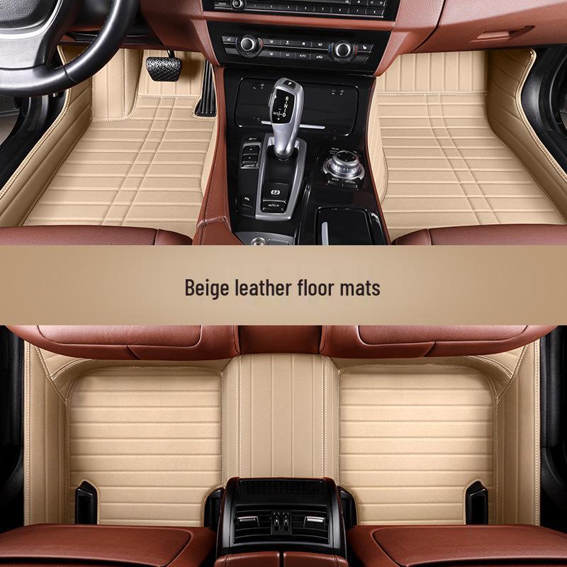 Коврики на пол из натуральной кожи для 22 моделей VW: Magotan, Tiguan L, Teramont X, Passat - Полное покрытие.