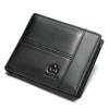 Genuine Leather Money Clip Handmade Genuine Soft Leather Multifunctional Anti-theft Brush Men's Cowhide Wallet