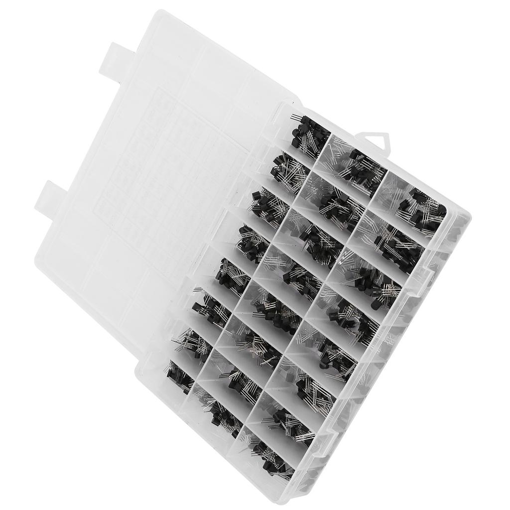 840 шт. транзисторов InLine TO92 NPN малой мощности транзисторы комплект коробка 2N2222ABC558