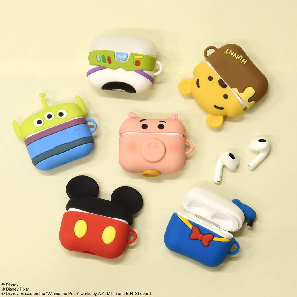 Gourmandies Pixar Compatible Silicone Case Alien Character/AirPods (3rd Generation) DN-935AL