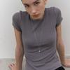 mimesi Lunar Drop Long Necklace