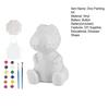 1 Set Paint Your Own Dinosaur Lamp Kit with 12 Colors Pigments Paintbrush