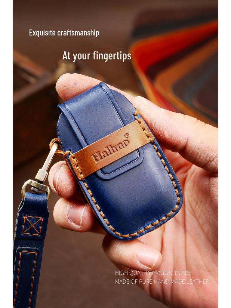 Премиальный кожаный чехол для ключа для Subaru Forester, Outback, XV, Legacy