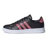 adidas Neo Grand Court Удобные Низкие Кроссовки Женские Кроссовки Черные Розовые FW0798