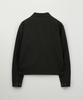 Satur Crest Logo Collar Jacket Black