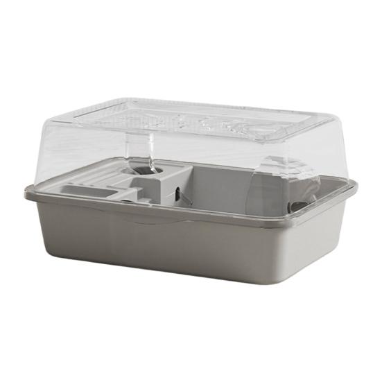 Большая клетка для хомяка, открывающаяся сверху, клетки для морских свинок с бутылкой с водой, колесо для упражнений, двухслойный домик для маленьких животных, для кролика, мышей, ежа