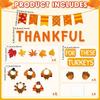 Thanksgiving Turkey Bulletin Board Door Decorations Thankful for These Turkeys Classroom Door Poster DIY Photo Crafts Paper Cutouts Back to School