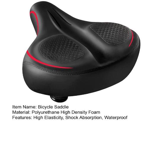 Велосипедное седло Эргономичное Амортизация Высокая эластичность Водонепроницаемое Противоскользящая пена Седло для горного велосипеда Велосипедное седло Велосипедные принадлежности