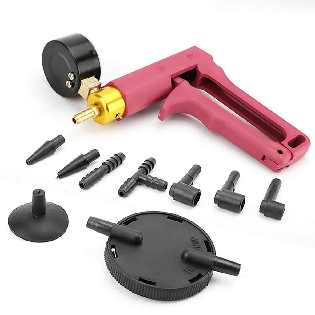 Набор для прокачки тормозов с ручным вакуумным насосом с манометром, адаптер, набор для прокачки тормозной жидкости для велосипеда, автомобиля, грузовика