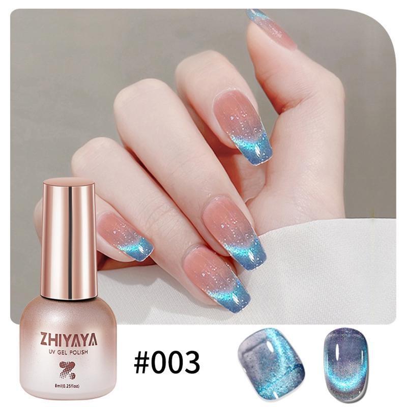 8 мл 9D Cat Магнитный гель-лак для ногтей Soak Off Gel Nail Art УФ-гель-лак