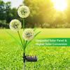 Outdoor Solar Dandelion Light with 2 Modes Solar Garden Lights IP65 Waterproof Decoration Light for Garden Lawn Yard Wedding