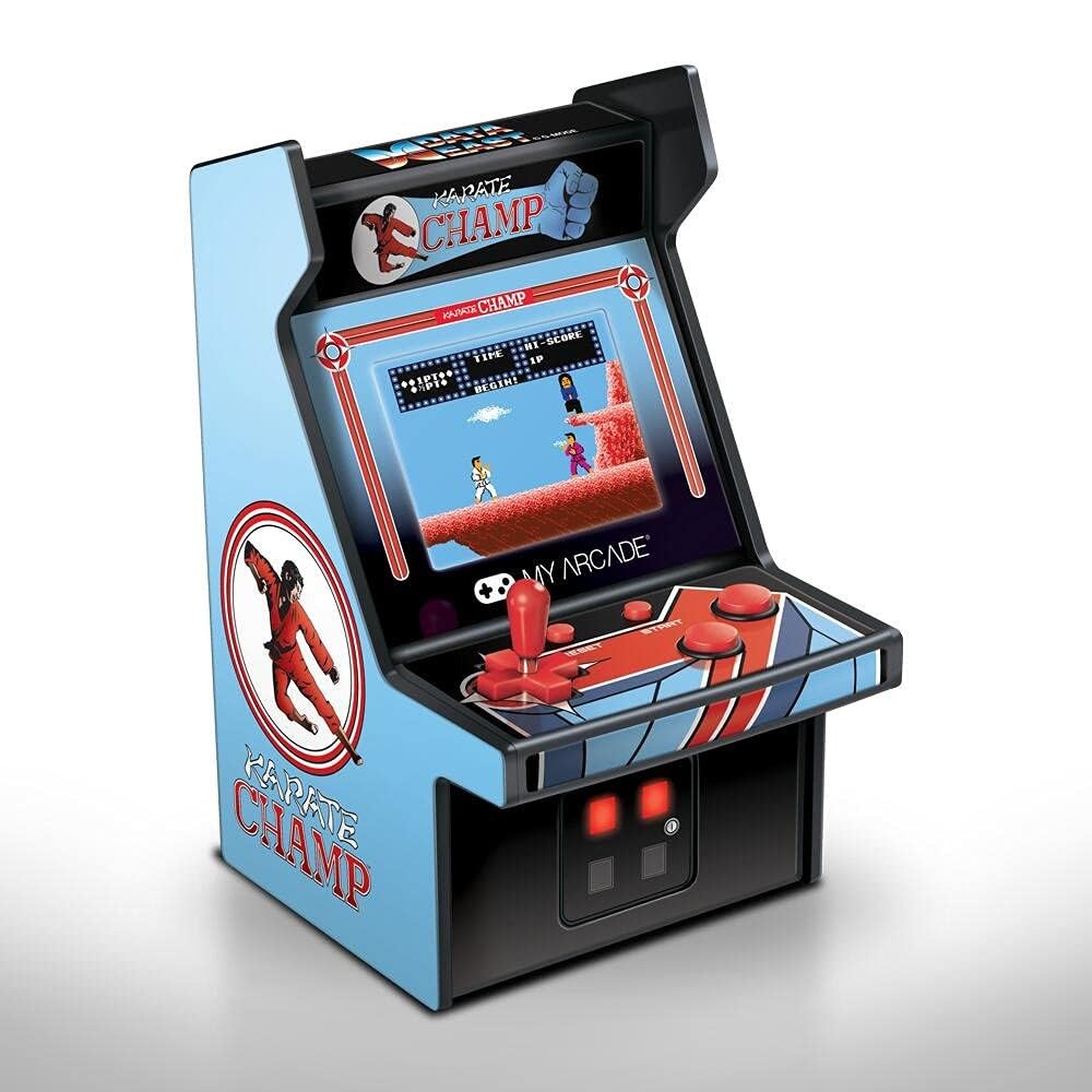 MyArcade 6,75-дюймовая ретро-мини-игра Karate Champ, сине-черная, DGUNL-3204
