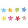200pcs Assorted Colors Star Buttons Small Size Sewing Buttons Decorative Buttons  Sewing Decoration