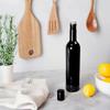 10x Glass Bottles CRYSTAL 500ml BLACK ELEGANT for Alcohol Gift 0.5l