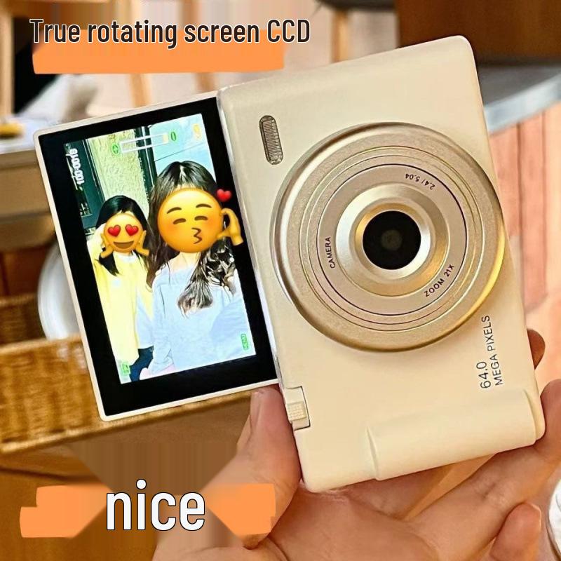 2025 New WiFi Flip Screen HD CCD Instant Camera for Students