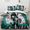 NEW My Hero Academia Anime Duvet Cover Set with Pillow Covers Polyester Teens Kids Bedding Set Full Queen King Size Bed Linen