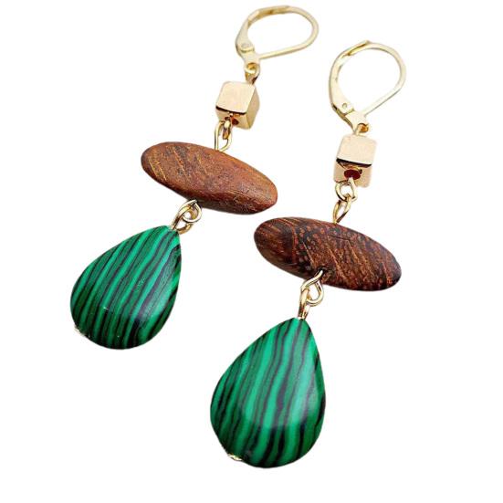 1 пара уникальных резных сережек-капель для пирсинга, очаровательный подарок, винтажный этнический стиль, женские камни с камнями