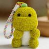 Bag Charms Dinosaur Plush Pendant Metal Ring Decoration Elephant Plush Doll Cute Jewelry Gift Panda Plush Key Ring Backpack
