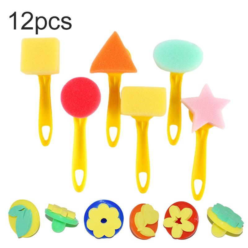 Набор губок-кистей Детские игрушки для рисования Детские инструменты для граффити DIY Игрушки для раннего развития Взаимодействие родителей и детей Развитие мозга TMZ