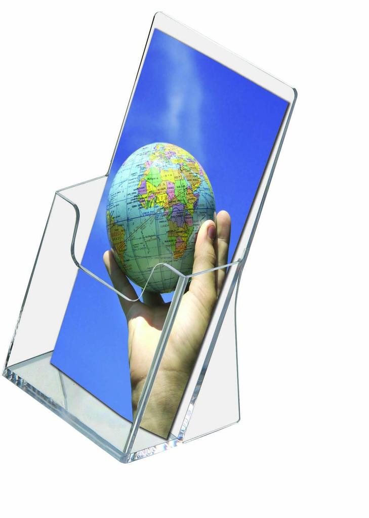 Acrylic leaflet stand DL