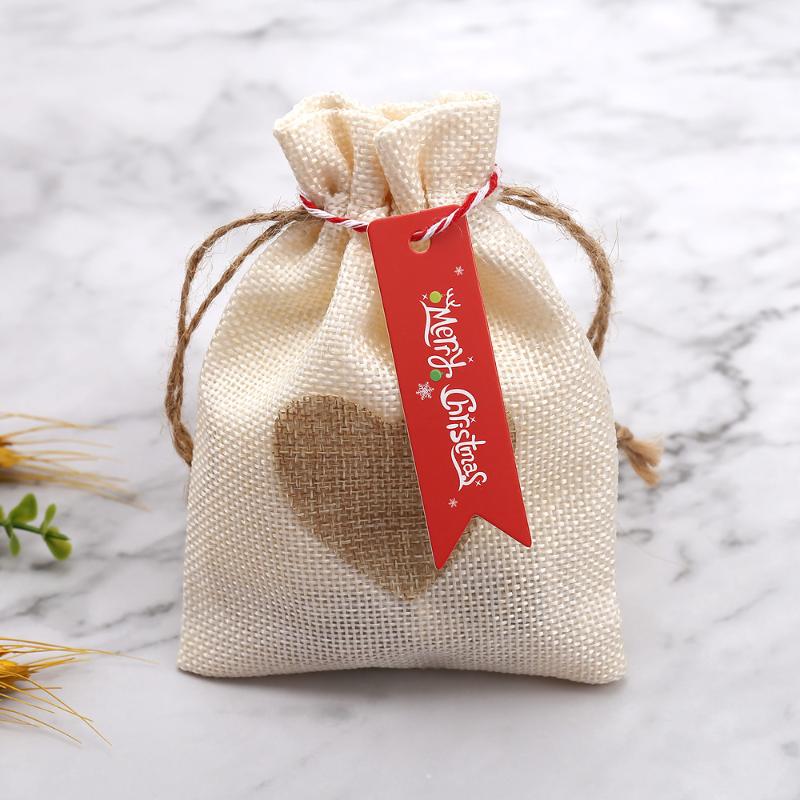 100 шт. Рождественские подарочные бирки, праздничные этикетки для подарков с надписью Merry Christmas, декоративные подвесные бирки