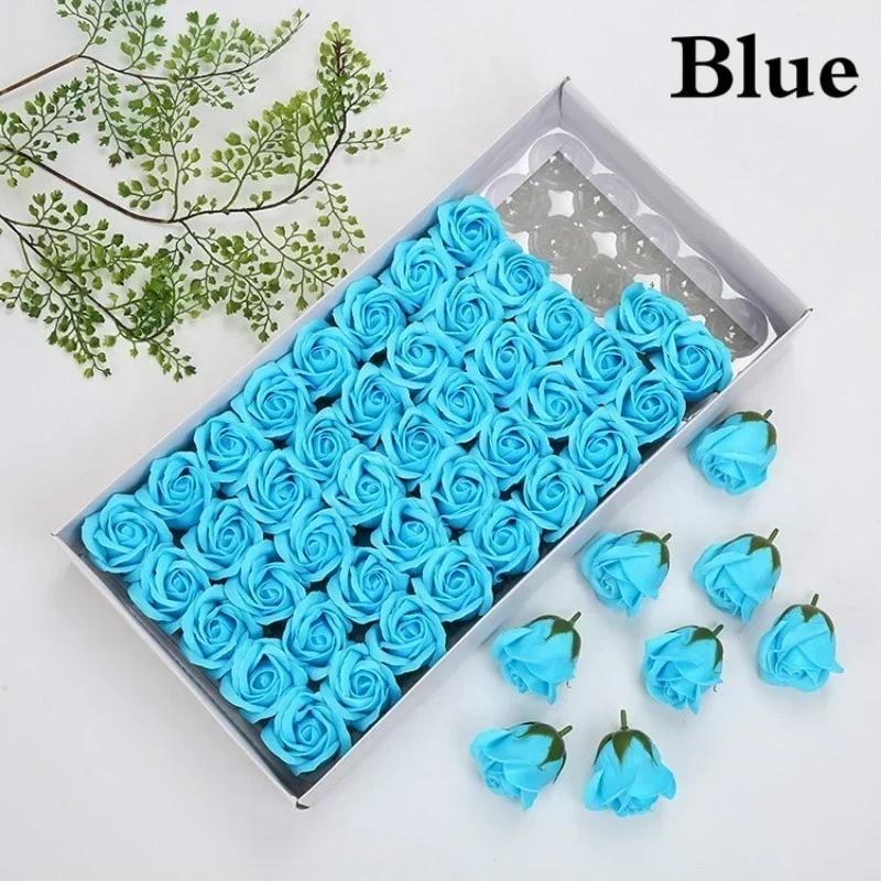 50 шт./коробка мыльных головок роз романтическая свадьба подарок на день святого валентина свадебный банкет украшение дома держащие цветы искусственный цветок