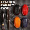 Кожаный чехол для ключей HOMALL, сумка для ключей для Peugeot Citroen