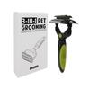 Pet Grooming Comb Cats Dogs Detangling Hair Brush Stainless Steel Multi-Function 3-in-1 Deshedding Tool