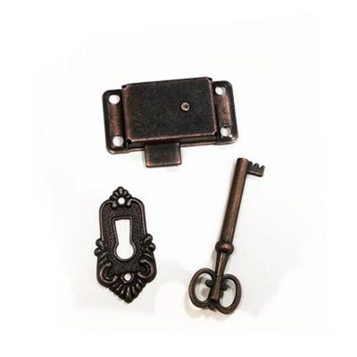 Антикварный дверной замок, ящик для ювелирных изделий, набор дверных замков для шкафа, шкафа