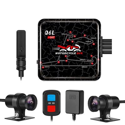 Motocam Мотоциклетный Видеорегистратор Передний и Задний Сигнал WiFi Вибрация Двигателя 2 STARVIS SONY307 Широкий WiFi GPS Видеорегистратор Проводной Пульт Двигатель Высокоскоростная Циклическая Аварийная