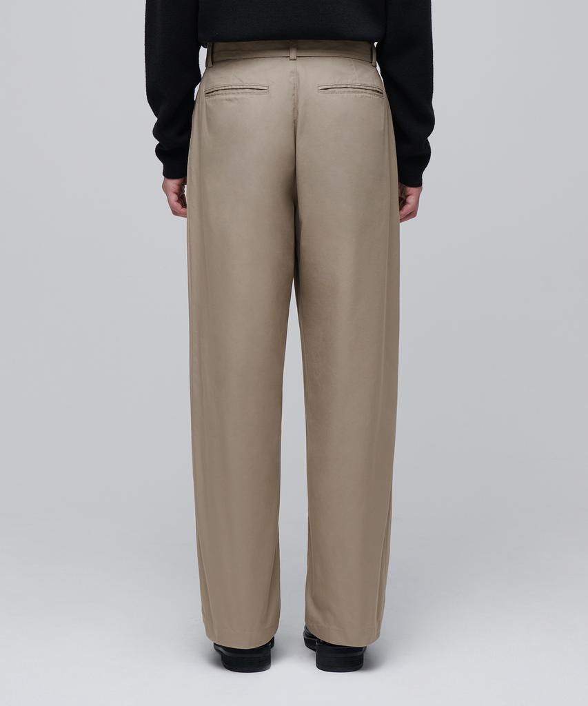 MUSINSA STANDARD Semi-Balloon Belted Chino Pants [Beige]