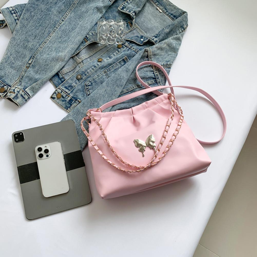 Сумка через плечо с бабочкой, модная сумка из искусственной кожи с регулируемым ремешком, модная сумка через плечо