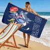 Cats Charge Print Beach Towel, Large Soft Quick Dry Towel for Beach Camping Swimming