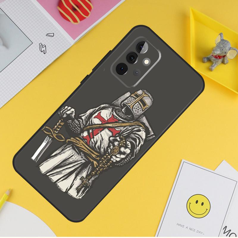 Christian Templar Knights Case For Samsung Galaxy A54 A34 A14 A13 A33 A53 A12 A32 A52 A71 A51 A15 A25 A35 A55 Cover