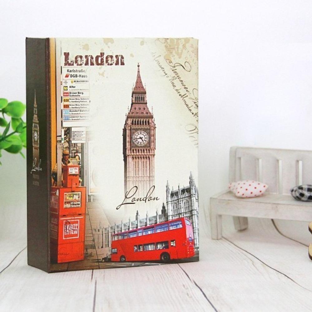 New Family 6 Inch Art Photo Albums 100 Photos 4R Image Classic Photo Storage Retro Small Scrapbook Album Collection