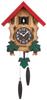 RHYTHM Cuckoo Clock Wall Clock In Made In Japan Cuckoo Melville R Authentic Bellows Style Brown To Not Including X X Cm 4MJ775RH06 [Made Japan] 48.8
