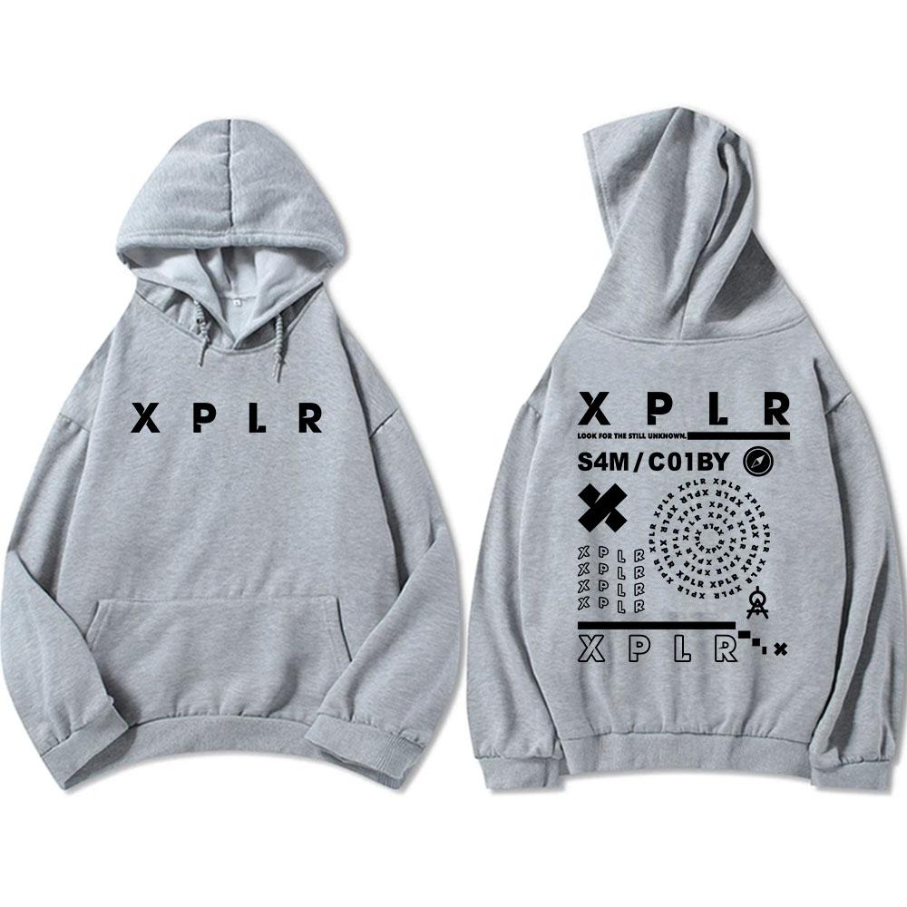 Hip Hop Streetwear Sam and Colby Xplr-r Hoodies Graphic Clothes Heavy Mental Fashion Unisex Sweatshirts Soft Hooded Men Hoodie