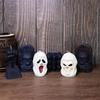 Хэллоуин Страшная Маска Крика Убийца Силиконовая Форма для Свечей Сделай Сам Ужас Надгробная плита Череп Свеча Гипс Форма для Домашнего Декора