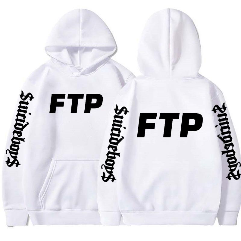 Худи Suicideboys FTP - Европейский размер Свитшот с принтом Rap Music