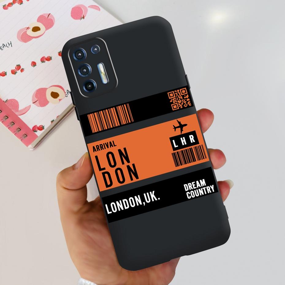 Чехол для телефона Motorola Moto G9 Plus Модный дизайн Мягкая ТПУ крышка Для Motorola Moto G9 Power MOTO G9Plus Черный силиконовый бампер