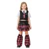 Школьная форма для девочек в клетку, наряд для танцев, детский преппи-стиль, костюм для черлидинга