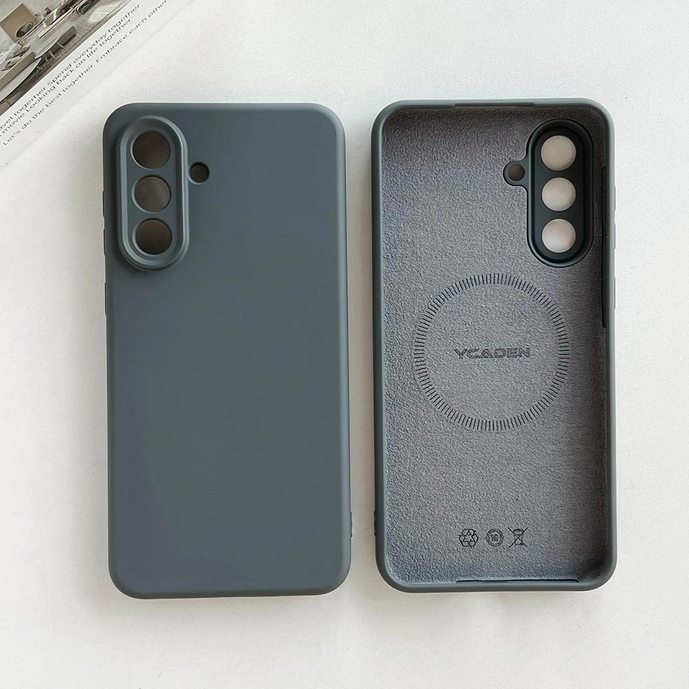 Оригинальный магнитный чехол из жидкого силикона для Samsung Galaxy S26 S25 S24 S 26 Ultra Plus S26Ultra Чехлы Беспроводная зарядка Мягкая крышка