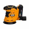 Cordless orbital sander 18V 2Ah + bag