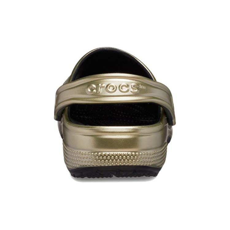 Crocs Eva Fashion Универсальные Легкие Дышащие Клоги Унисекс Обувь Золотой 210803-797