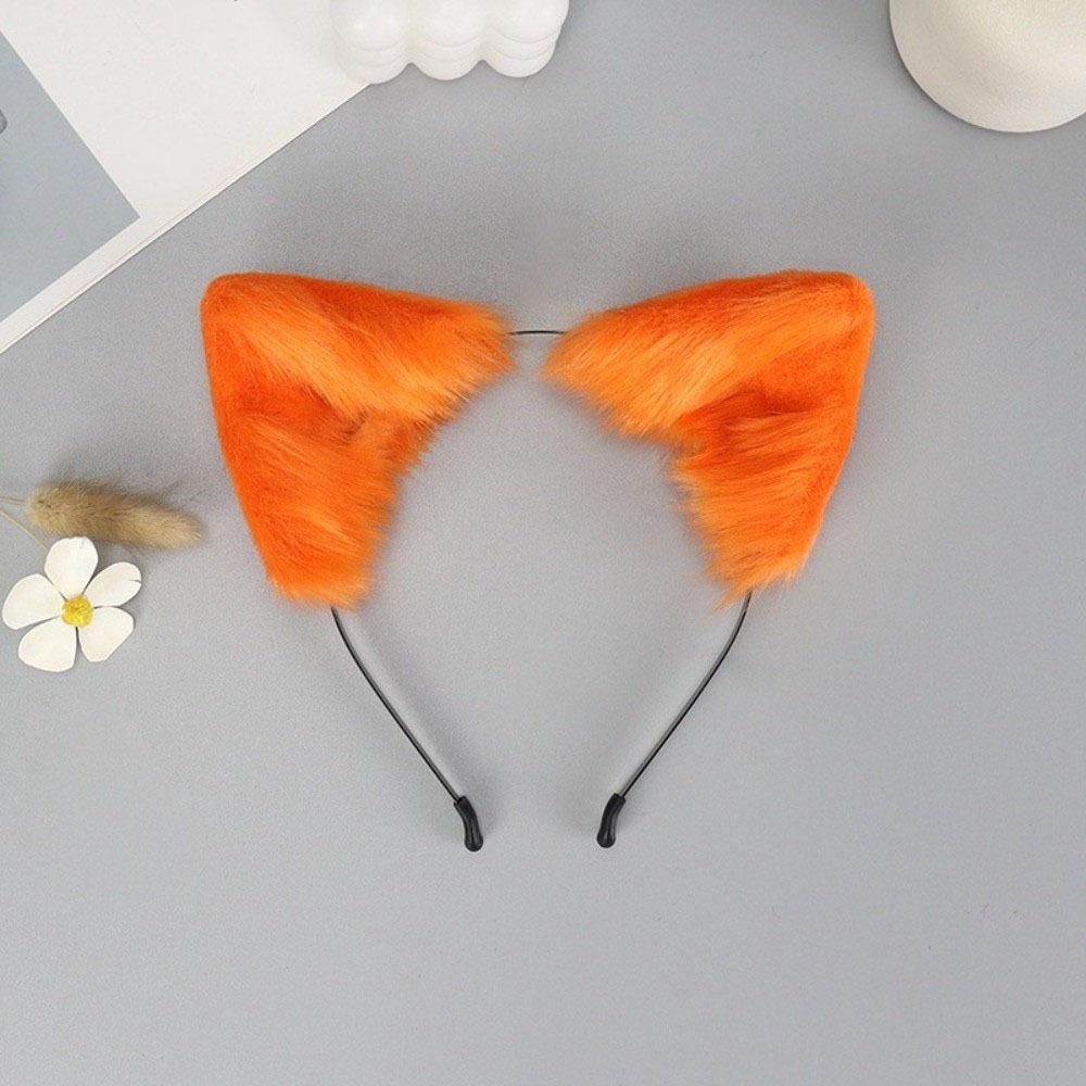 Artificial Cat Ears Headband Furry Lolita Ears Headwear Practical Hair Accessories Adults