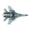 1:100 Metal Blue SU-35 Super Flanker Heavier Aircraft Model Simulation Fighter Aviation Military Science Display Model