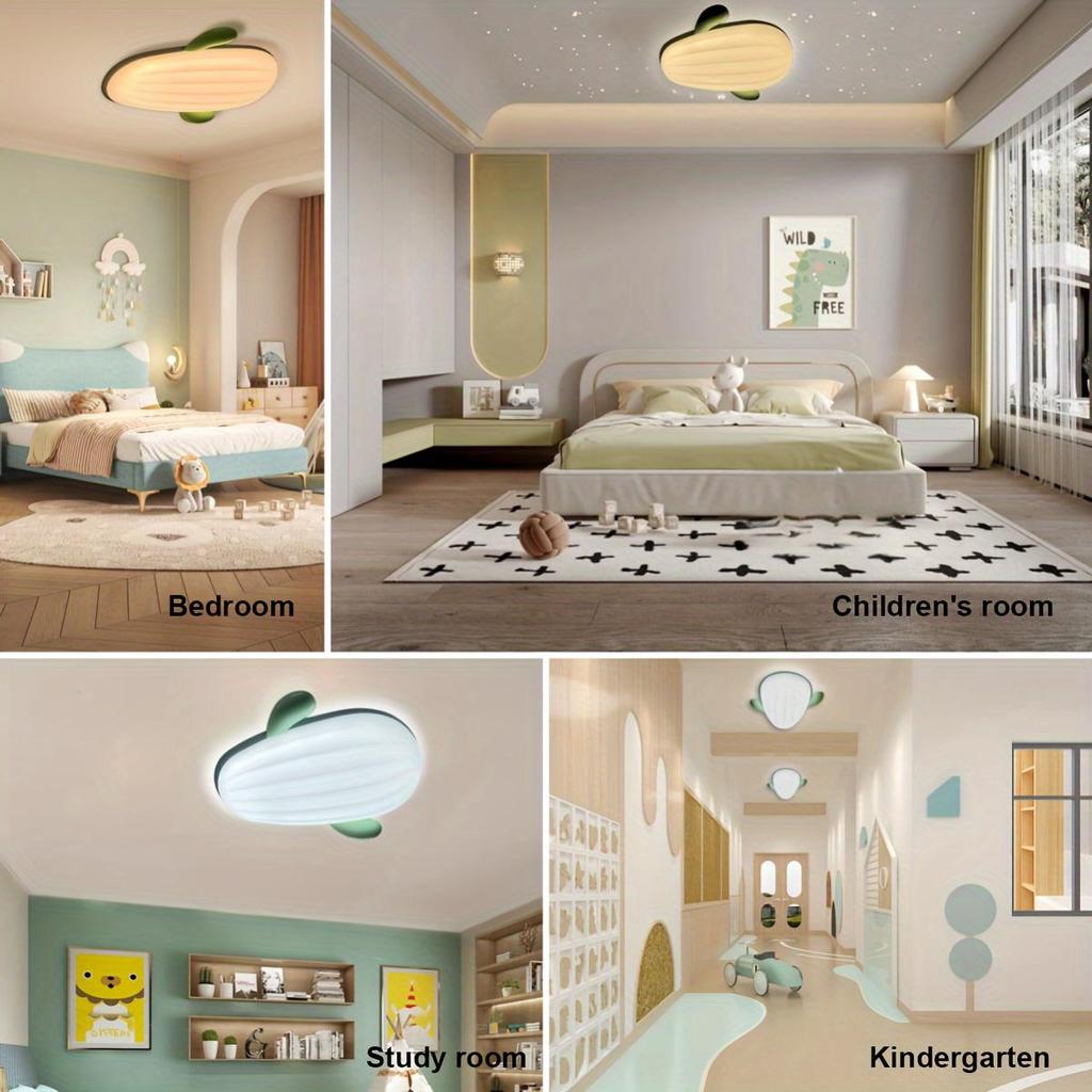 Детский потолочный светильник AC85-265V, современный светодиодный потолочный светильник с регулируемой яркостью, люстра, потолочный светильник заподлицо для спальни, детской комнаты, детской комнаты